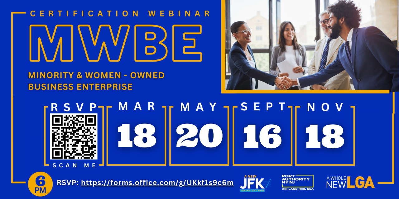 Certification Webinar: MWBE Minority & Women - Owned Business Enterprise