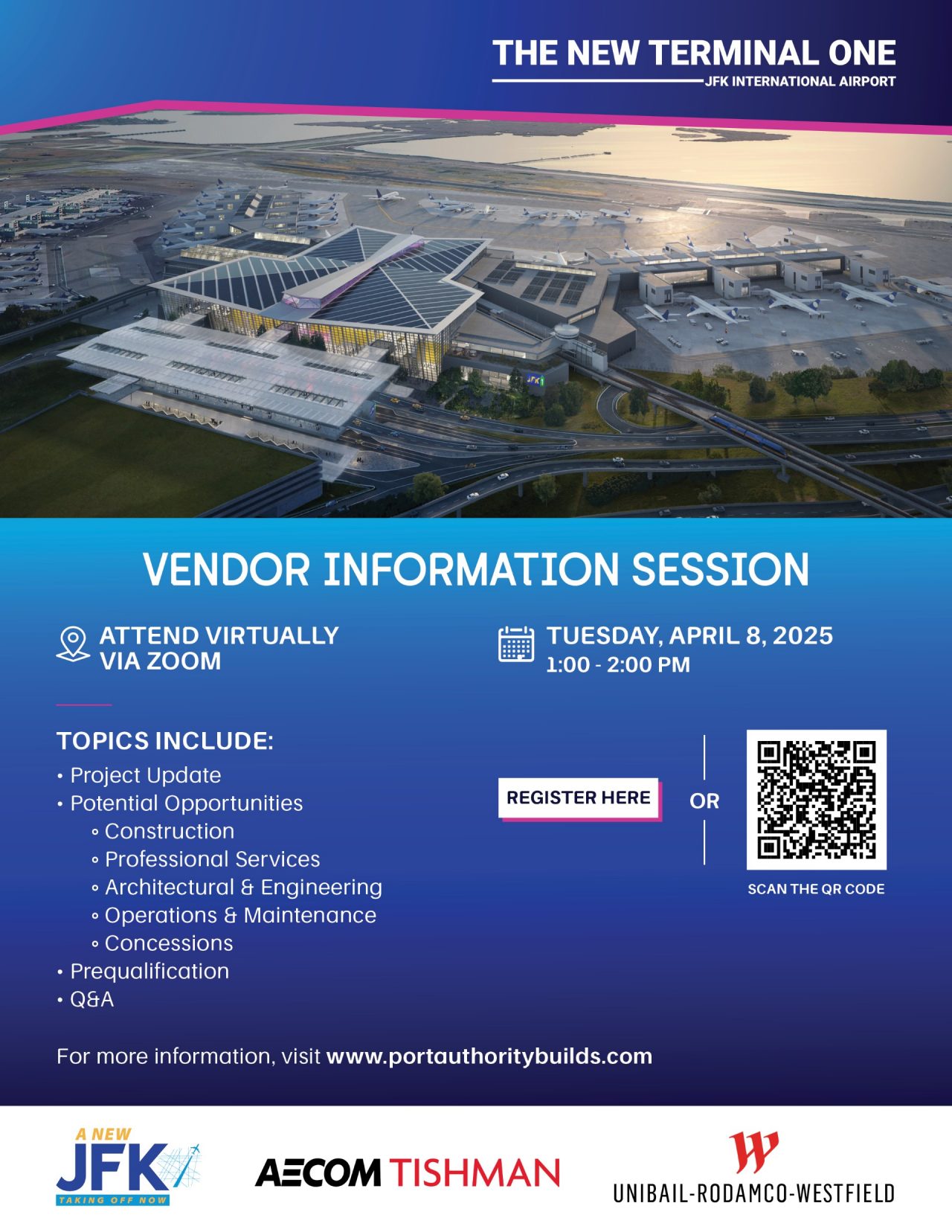 April 2025 Vendor Information Session Flyer