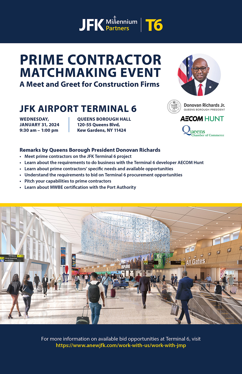 Prime Contractor Matching Event Flyer
